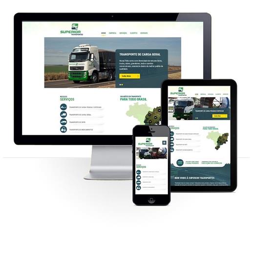 Layout responsivo do projeto de criação de sites: