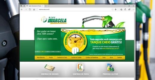 Criar site - Rede Marcela de Postos