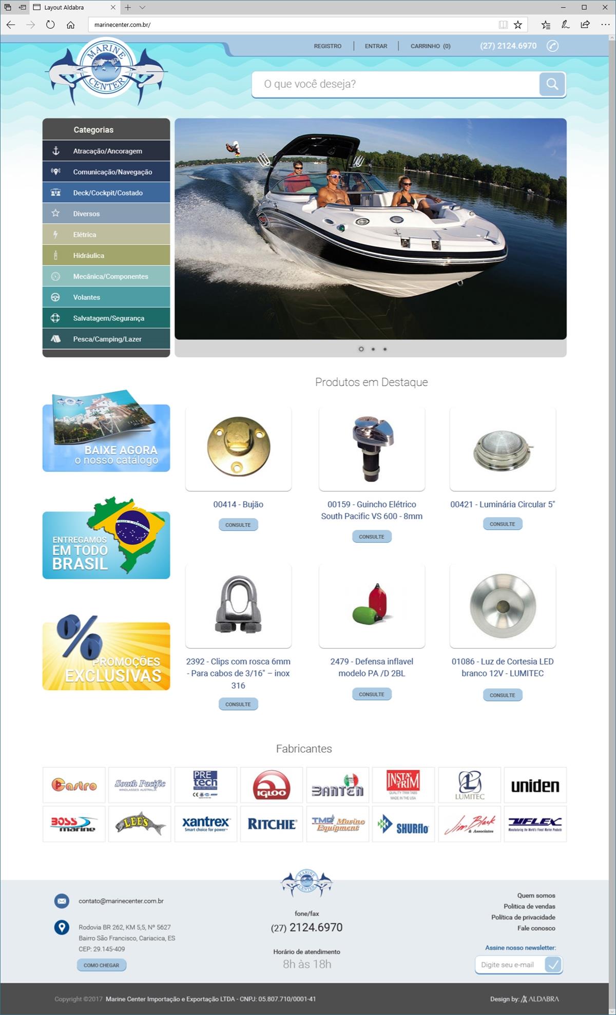 Projetos de e-commerce: