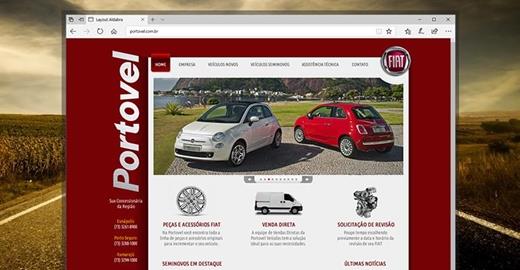 Criar site - Portovel Veículos