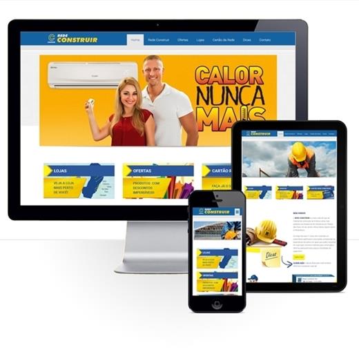 Layout responsivo do projeto de criação de sites: Simulação do comportamento responsivo do site