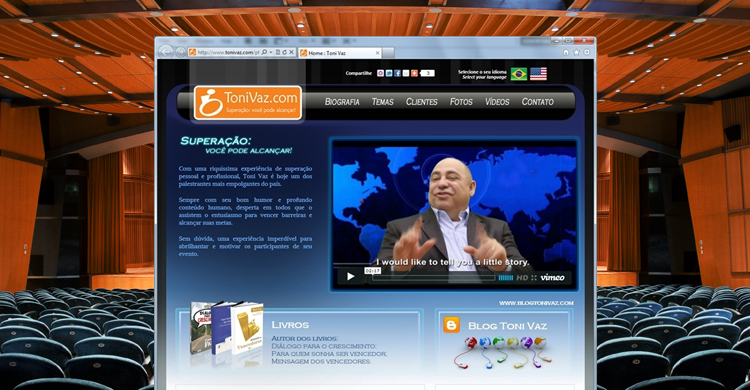 Layout responsivo do projeto de criação de sites: