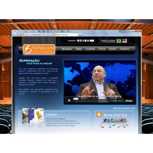 Layout responsivo do projeto de criação de sites: