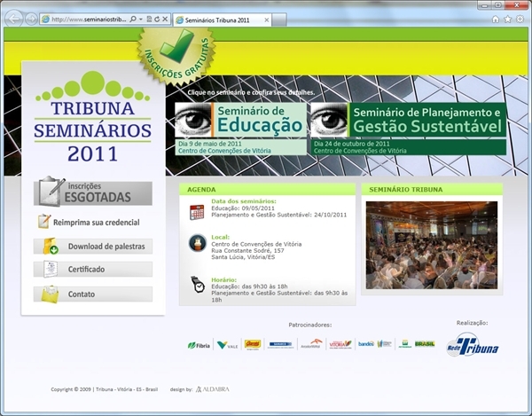 Projetos de Criação de sites: Home do projeto com acesso as ferramentas necessárias para o cliente
