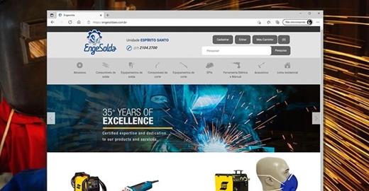 Criar e-commerce - Engesolda Espírito Santo