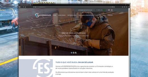 Criar site - ES Representação