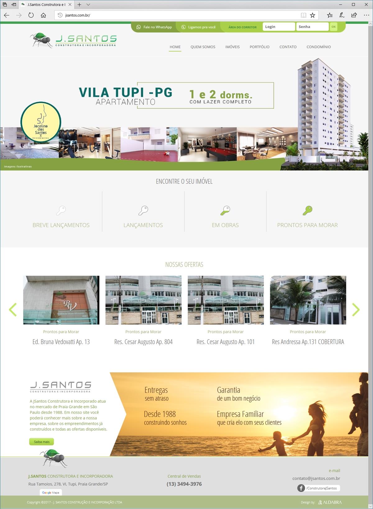 Projetos de Criação de sites: