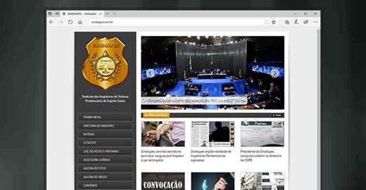 Criar site - Sindaspes
