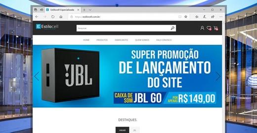 Criar e-commerce - Estilo Cell