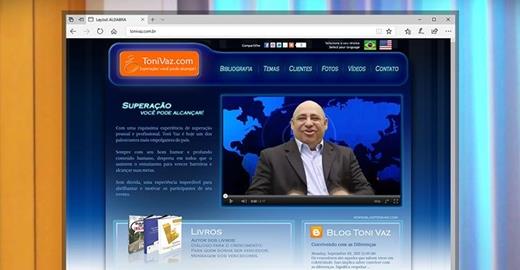 Criar site - Palestrante Toni Vaz