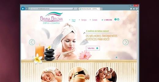 Criar site - Bruna Bolzan - Estética e Cosmética
