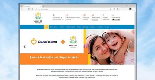 Criar site - Federação das Apae - ES