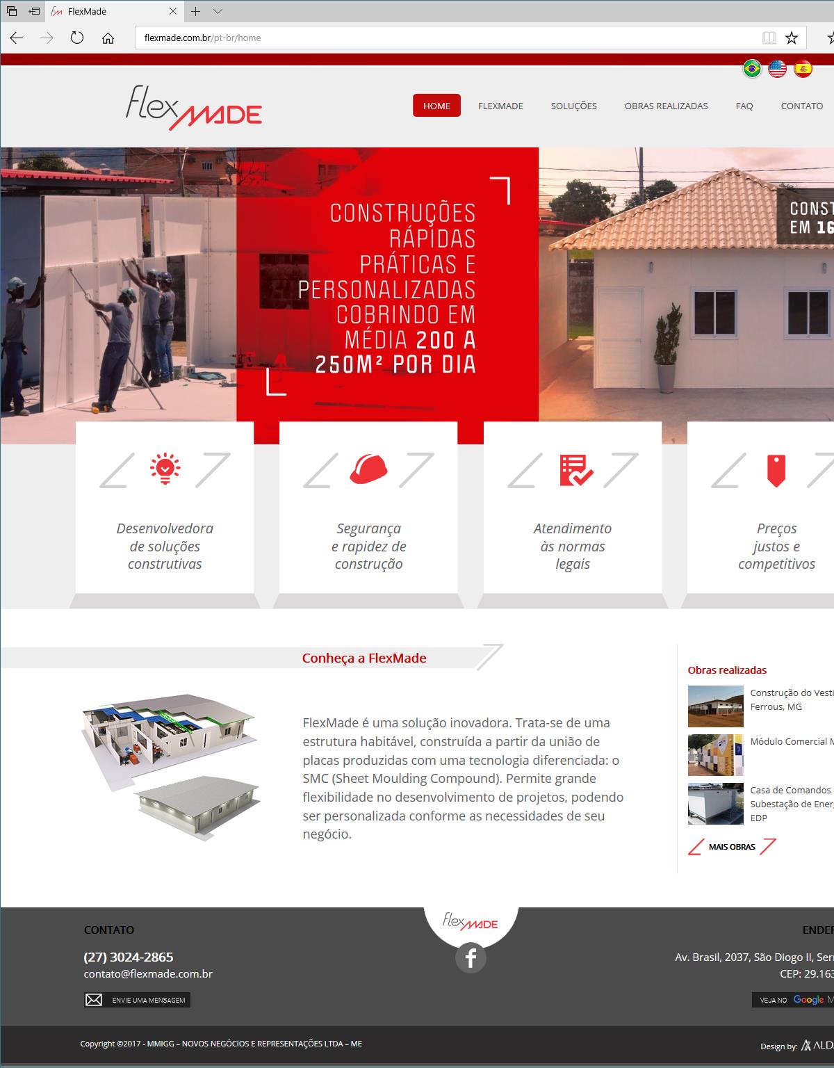 Projetos de Criação de sites: