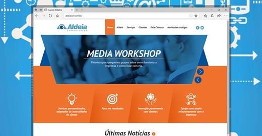 Criar site - Aldeia Comunicação