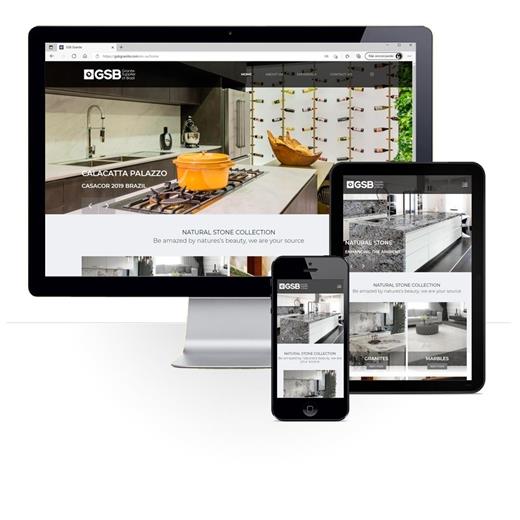 Layout responsivo do projeto de criação de sites: 