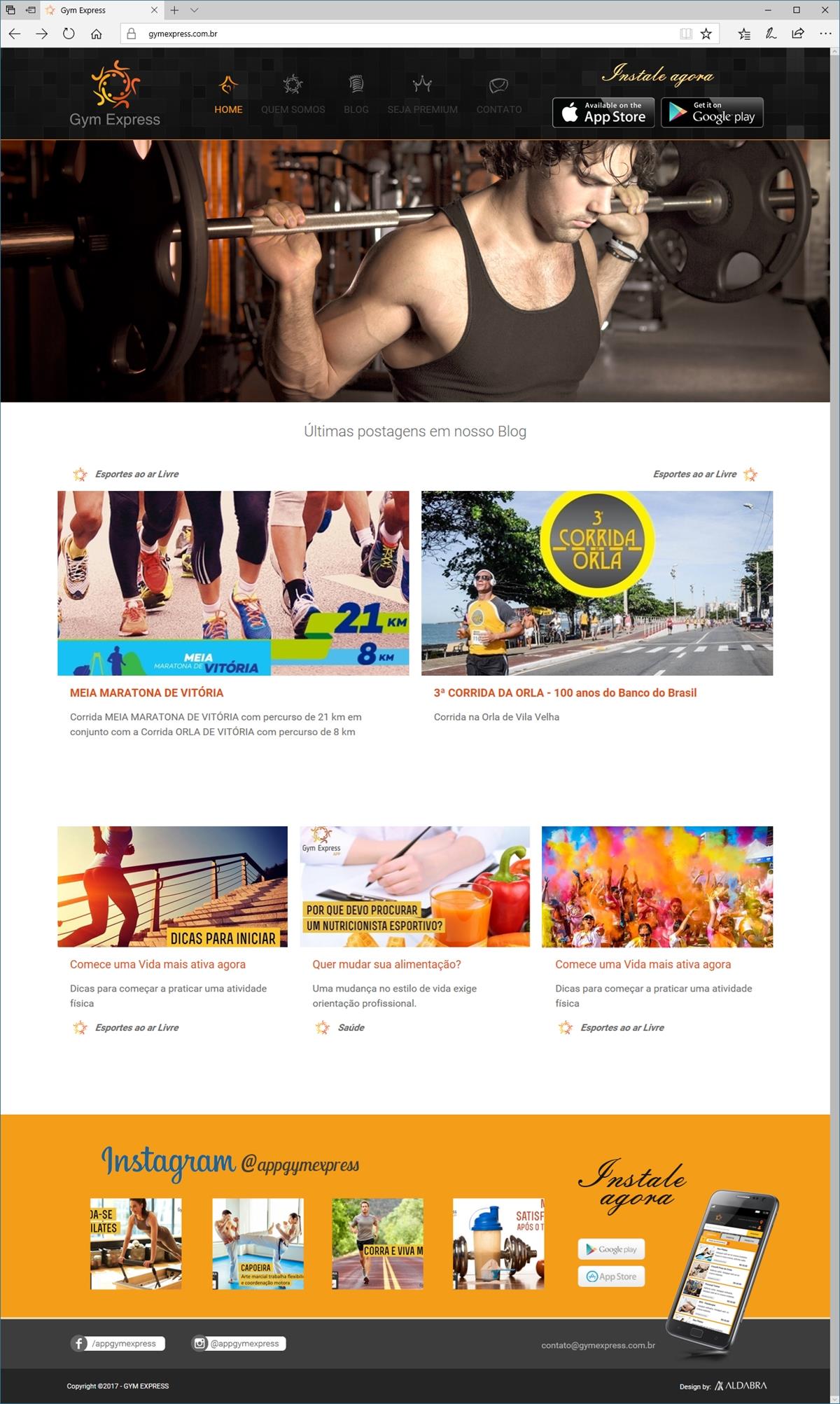 Projetos de Criação de sites: