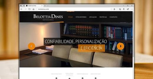 Criar site - Belotti & Dines Advogados