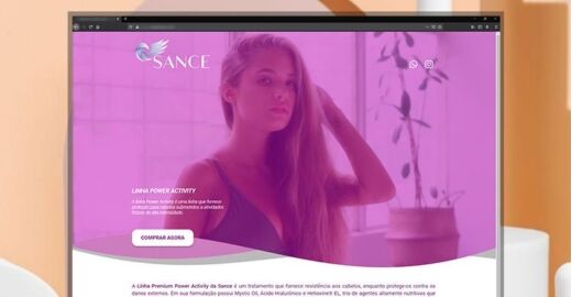 Criar site - Sance Cosméticos