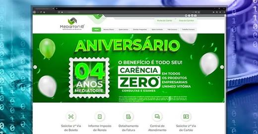 Criar site - Mediatorie