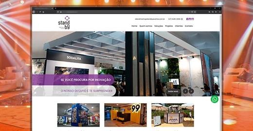 Criar site - Stand By Eventos