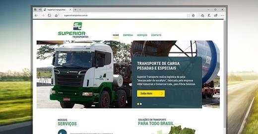 Criar site - Superior Transportes