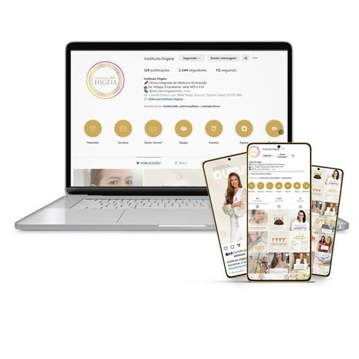 Layout responsivo do projeto de criação de sites: