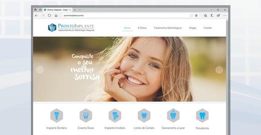 Criar site - Pronto Implante