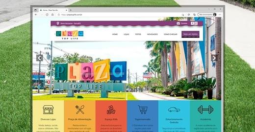 Criar site - Plaza Top Life