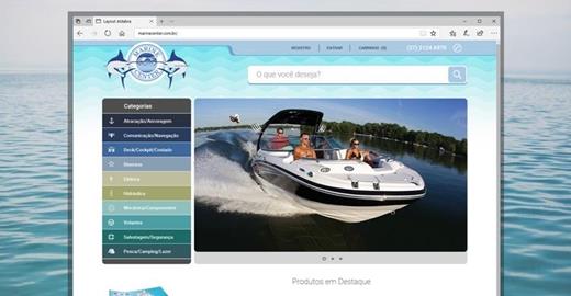 Criar e-commerce - Marine Center