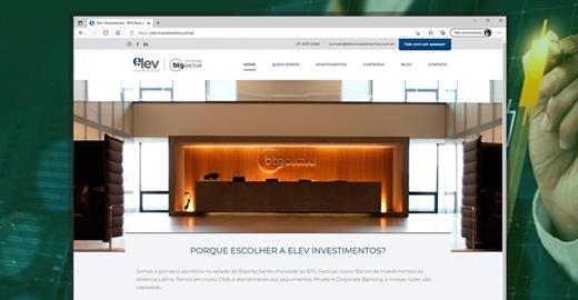 Criar site - Elev Investimentos