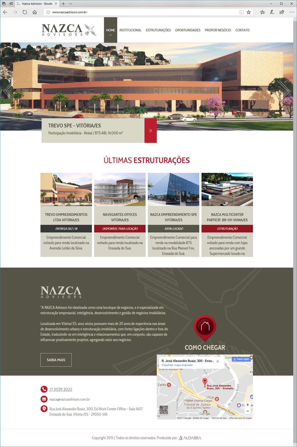 Projetos de Criação de sites: