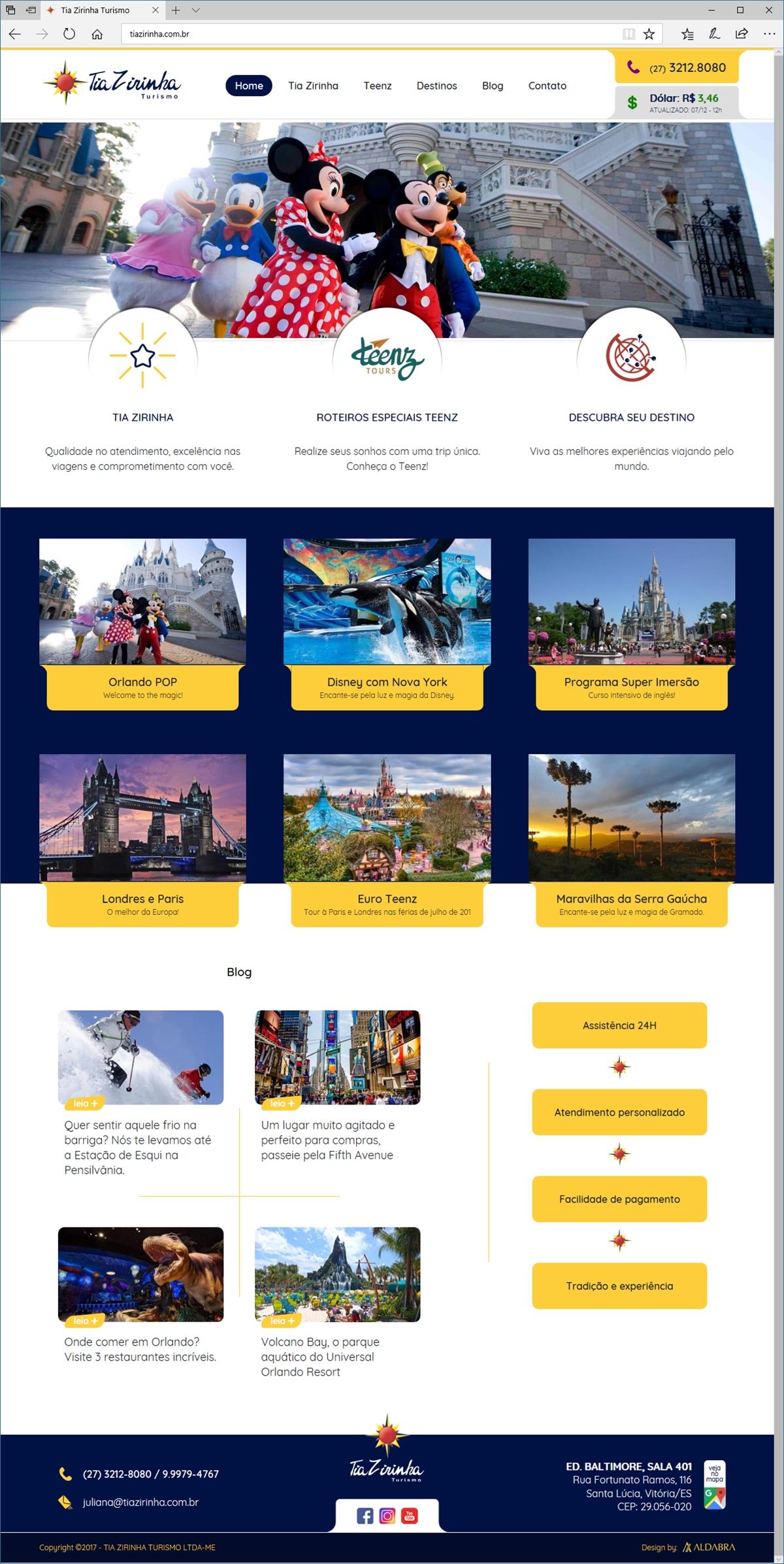 Projetos de Criação de sites: