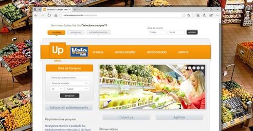 Criar site - Cartão Vale Mais