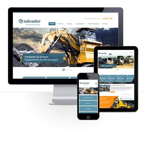 Layout responsivo do projeto de criação de sites: