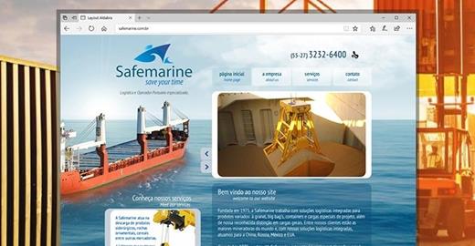 Criar site - Safemarine
