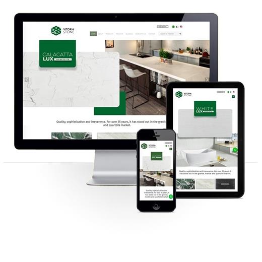 Layout responsivo do projeto de criação de sites: Responsividade aplicada ao site criado para a Vitória Stone